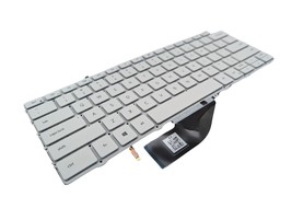 NEW OEM Dell XPS 9310 7390 2-in-1 White Backlit US Keyboard - XD3H3 VKJ01 - £35.25 GBP