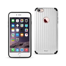 [Pack Of 2] Reiko iPhone 6S Plus/ 6 Plus Rugged Metal Texture Hybrid Case Wit... - £17.24 GBP