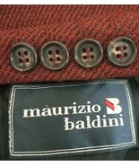 Mens Vintage Suit  Sport Coat  Wool MAURIZIO BALDINI Wool Blazer Jacket ... - €49,80 EUR