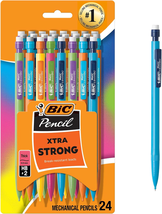 Xtra Strong Mechanical Pencils with Erasers, Thick Point (0.9Mm), 24-Cou... - $10.67
