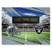 Official NFL Las Vegas Raiders Personalized 62&quot; x 84&quot; Washable Rug - €174,98 EUR