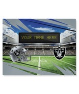 Official NFL Las Vegas Raiders Personalized 62&quot; x 84&quot; Washable Rug - $3,685.51 MXN