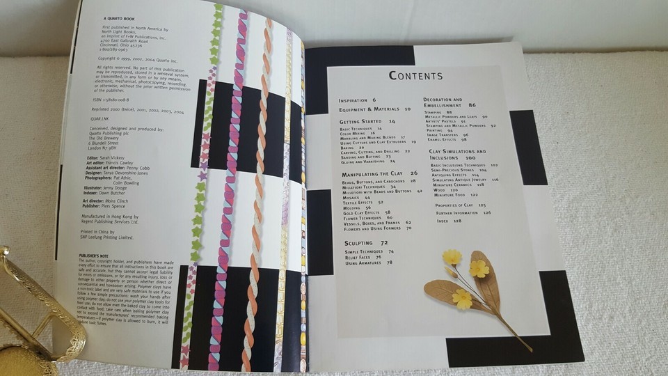 The Polymer Clay Techniques Book by Sue Heaser (Paperback / softback) Item image 3