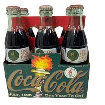 Coca Cola 1995 Atlanta Olympics 6  Pak Pack  8 oz Bottles - £11.05 GBP