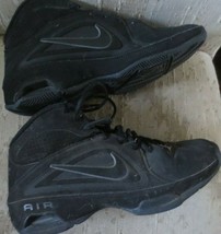 Nike Air Visi Pro 3 525745-001 Men&#39;s Black Nubuck Basketball Shoes Size 7 - £22.33 GBP