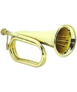 Annafi® Brass Blowing Bugle | Civil War Era Brass Bugle Us Military Cavalry - £47.01 GBP