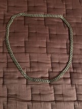 A Long 19”Brass  Chain Necklace 18&quot; Long  15x10 mm Links - £21.06 GBP