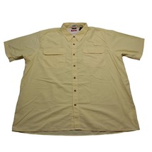 Wrangler Shirt Mens 2XL XXL Yellow Western Work Fish Outdoor Hike Camp B... - $19.68