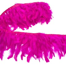 Turkey Feathers Fringe Trim For Party Clothing Diy Sewing Crafts Decorat... - £12.50 GBP