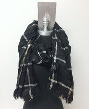Wholesale lot of 6PCS Oblong Chiffon plaid Scarf Wrap Shawl New Fashion Scarves - £14.98 GBP