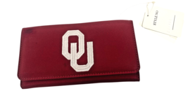 OU Wallet Oklahoma Sooners Bi Fold Womens Clutch Case Checkbook Sleeve C... - $35.69