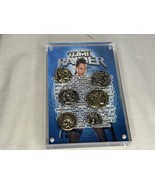 Tomb Raider II; Cradle Of Life, 6 Greek Style Coins, Display Plaque, Metal - $1,276.91 MXN