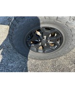 Wheel 17x7-1/2 Aluminum 5 Spoke Painted Black Fits 21-23 GLADIATOR 10488... - $252.45