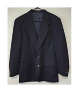 Givenchy Vintage Single Breasted Navy Blue Blazer Suit Jacket - $176.43 CAD