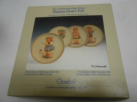 NEW Hummel Goebel Collector&#39;s Club Plate #736 Daisies Don&#39;t Tell 1988 w/ Box  - £4.07 GBP