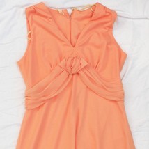 Vintage Pale Orange Polyester Dress - £54.21 GBP