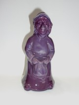 Fenton Glass Eggplant Purple Halloween Witch Figurine by Mosser - £108.83 GBP