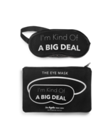 I&#39;m kind of a Big Deal eye mask and pouch Black Los Angeles Trading Co. - $13.84