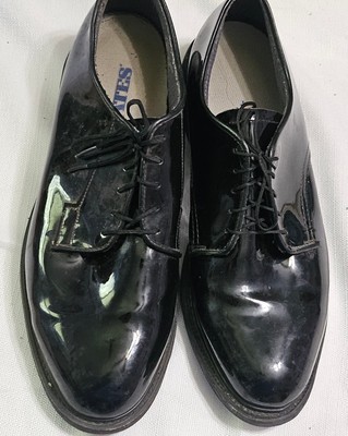 Bates High Gloss Police Military Uniform Dress Shoes 00942 Mens 12E Vibr... - $26.00