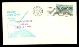 FDC Postal History NASA Rocket Fired Wallops Island VA Nike Apache April... - £6.57 GBP