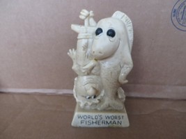 Vintage 1970&#39;s Wallace Berries Figure Worlds Worst Fisherman - £10.97 GBP