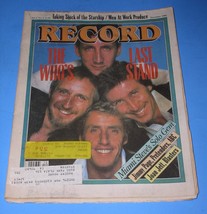 The Who Record Magazine Vintage 1982 Roger Daltry Pete Townsend Jimmy Page - $24.99