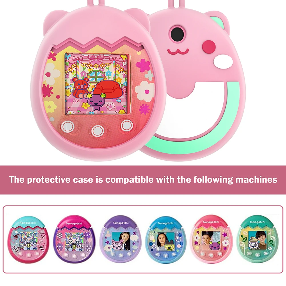 T machine cover cartoon animal shaped pet game machine cover scratch proof with lanyard thumb200