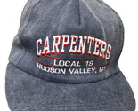 Carpenters Union Locale 19 Hudson Valley, Ny Cinturino Schiena Jeans Cap... - £10.00 GBP