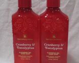 Bath &amp; Body Works Cleansing Gel Hand Soap Lot Set of 2 CRANBERRY &amp; EUCAL... - $30.99