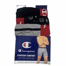 Champion Mens 3Pack Boxer Briefs Underwear Cotton Stretch Comfort Medium 32-34 - £14.03 GBP