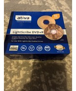 Ativa Lightscribe DVD+R 4.7GB 16x 120min 10 Pack New and Factory Sealed ... - $18.55 CAD