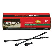 FASTENMASTER TimberLok 8 in. L Hex E-Coat Structural Wood Screws 50 pk -... - $54.68