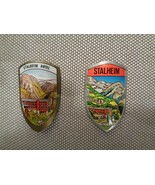 Stalheim Hotel  lot of 2 shot glass emblem 1980&#39;s - £14.80 GBP