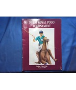 Vintage 1989 DUBAI ROYAL POLO TOURNAMENT ~ Program guide CHARLES &amp; DIANA... - $271.53 CAD