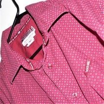 Ecko Unltd Men&#39;s Red Geometric Shirt - Xl Long Sleeve - Constant Elevation Vgc - £15.00 GBP