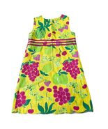 Lilly Pulitzer Vintage White Label Fruit Dress Girls 8 Pineapples Grapes... - €28,64 EUR