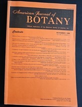 American Journal of BOTANY Official Publication November 1988 Volume 75 ... - £22.49 GBP