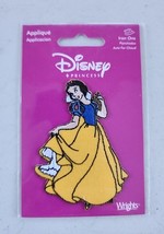 Disney Snow White Embroidered Iron On Patch Vtg New Sealed Package - $13.34