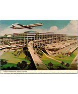 Tampa International Jetport Airport Terminal Unposted Post Card Postcard - £7.39 GBP