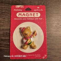 Hallmark Magnet Christmas Vintage Drummer Bear NOS Fridge - £6.28 GBP