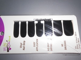 Vinyl Nail Strips (new) BellaHoot SIMPLY BLACK - $10.89
