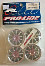 PRO-LINE 26mm Speed Ten Chrome 10-Spoke Wheels (4) #2676-41 RC Part NEW - £6.75 GBP