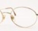 Vintage LUXOTTICA LU 1283 GEP Gold EYEGLASSES GLASSES 50-19-140mm Italy ... - $93.41