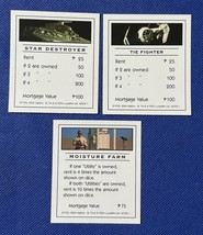 Monopoly Star Wars Trilogy Edition 2004 Replacement Parts: 3 Property Cards - $3.33