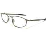 Vintage Oakley Michael Jordan OO A Eyeglasses Matte Silver Ribbed 48-20-128 - £131.25 GBP
