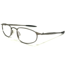 Vintage Oakley Michael Jordan OO A Eyeglasses Matte Silver Ribbed 48-20-128 - $163.46