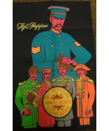 Rare Beatles Black light Poster Sgt. Pepper Lonely Heart Club Original 1... - £330.85 GBP