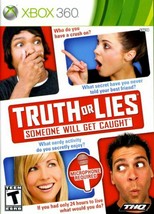 Truth Or Lies Microsoft XBOX 360 Video Game microphone required multiplayer fun - £3.63 GBP
