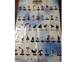 DC Heroclix Origin Checklist / JSA Museum Poster/Map - $24.74