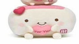 Tofu Cushion Hannari Heart Series M Size Japan Gift Ver,Pink White Soft Feel - £28.58 GBP